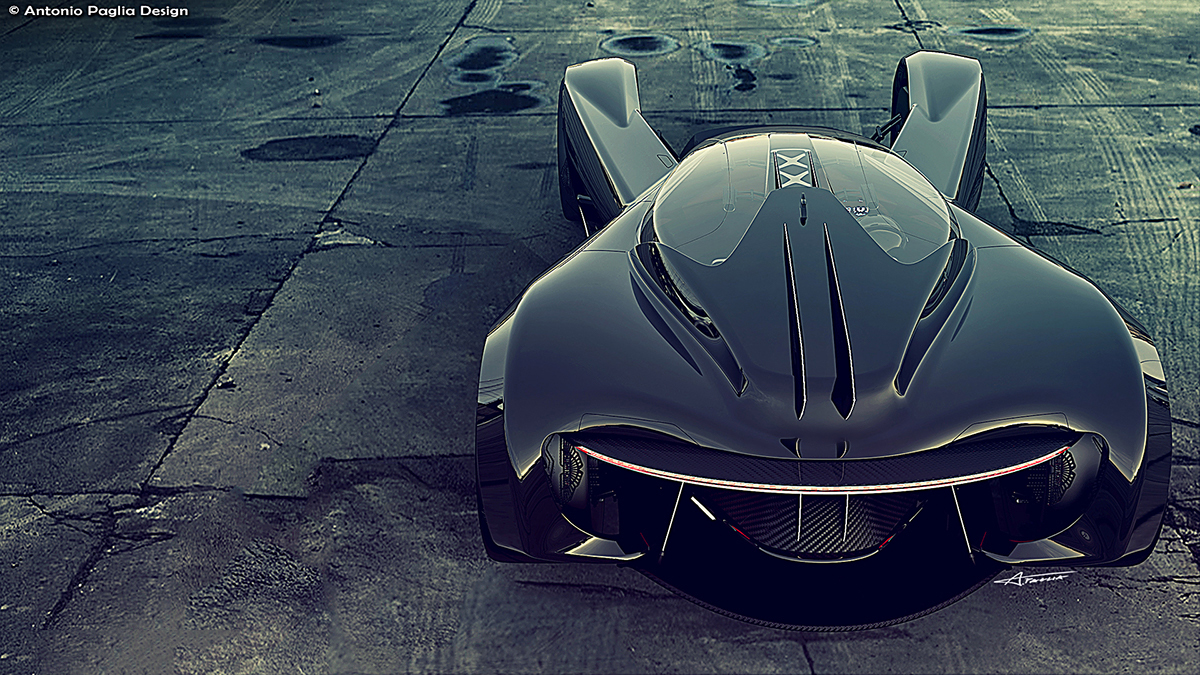 V series，Super electric sports car，conceptual design，